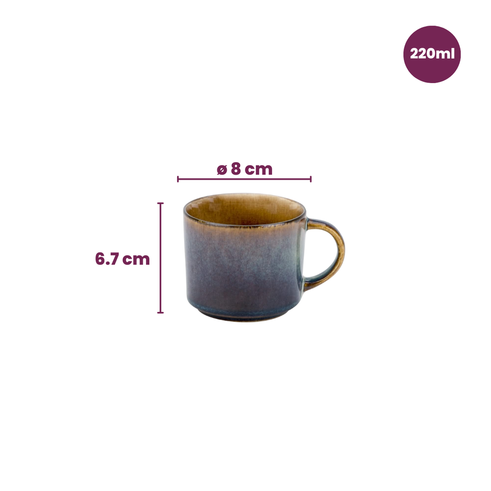 Cosy & Trendy Kaffeetassen / Senseokaffeetassen - Quintana Amber - 220 ml - 4 Stück