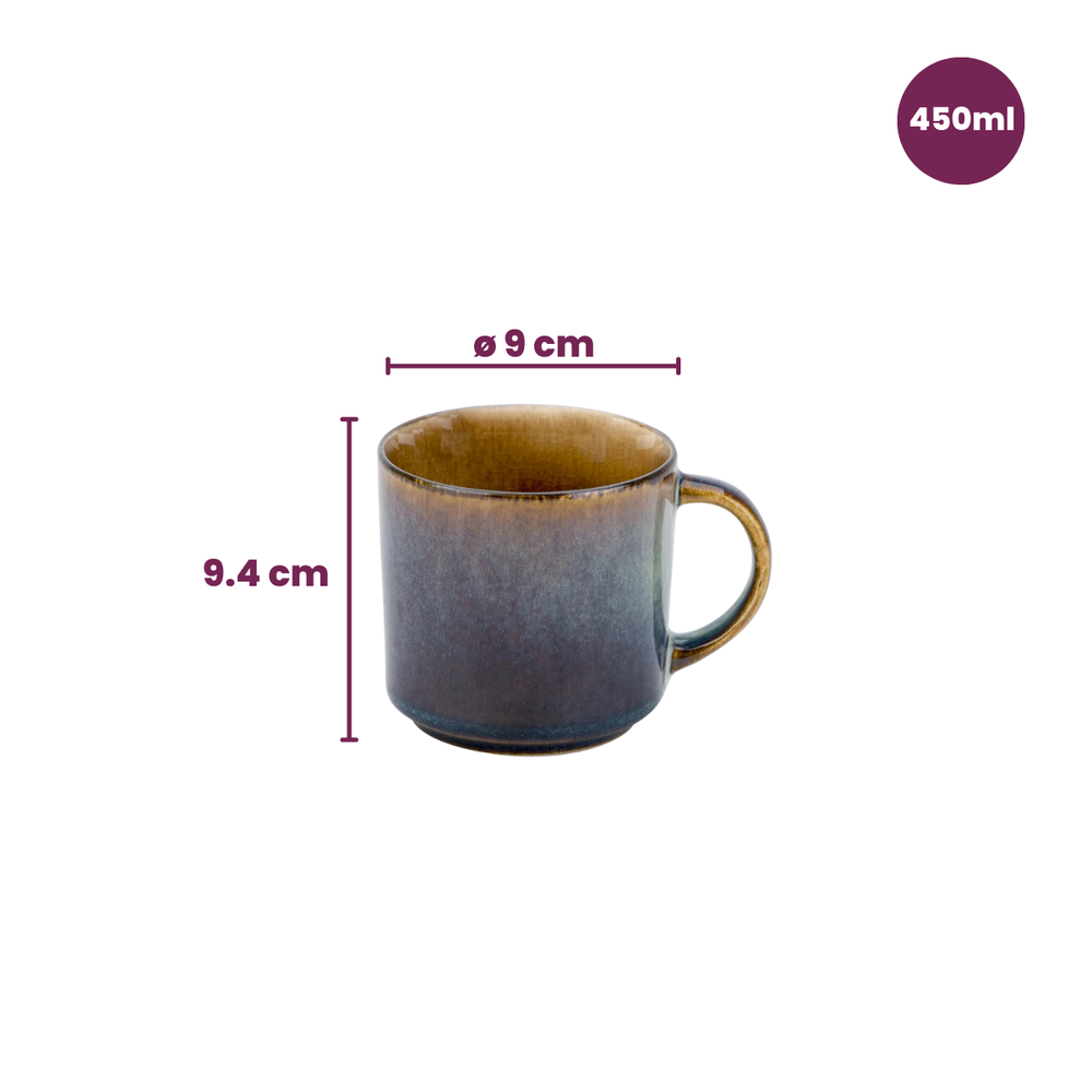 Cosy & Trendy Tassen / Becher Quintana Amber - 450 ml - 4 Stück