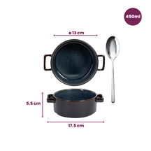 Cosy & Trendy Suppenschalen / Schalen - Quintana Blau ø 13 cm / 450 ml - 4 Stück