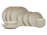 Cookinglife Geschirrset - Coastal Lines - Ocean Beige - 18-teilig / 6 Personen