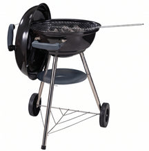 Cookinglife Kugelgrill mit Rädern Fire & Flavour - Holzkohle - 45 cm - Schwarz