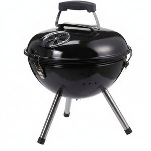 Cookinglife Kugelgrill mit Füßen Fire & Flavour - Holzkohle - 39 cm - Kompakt - Schwarz