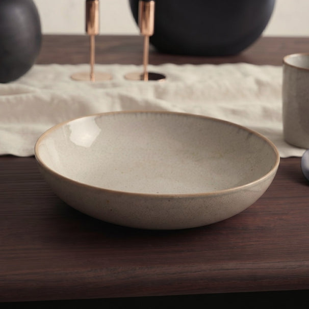 Cookinglife Tiefe Teller / Pastateller Linen Beige ø 18 cm – 6 Stück