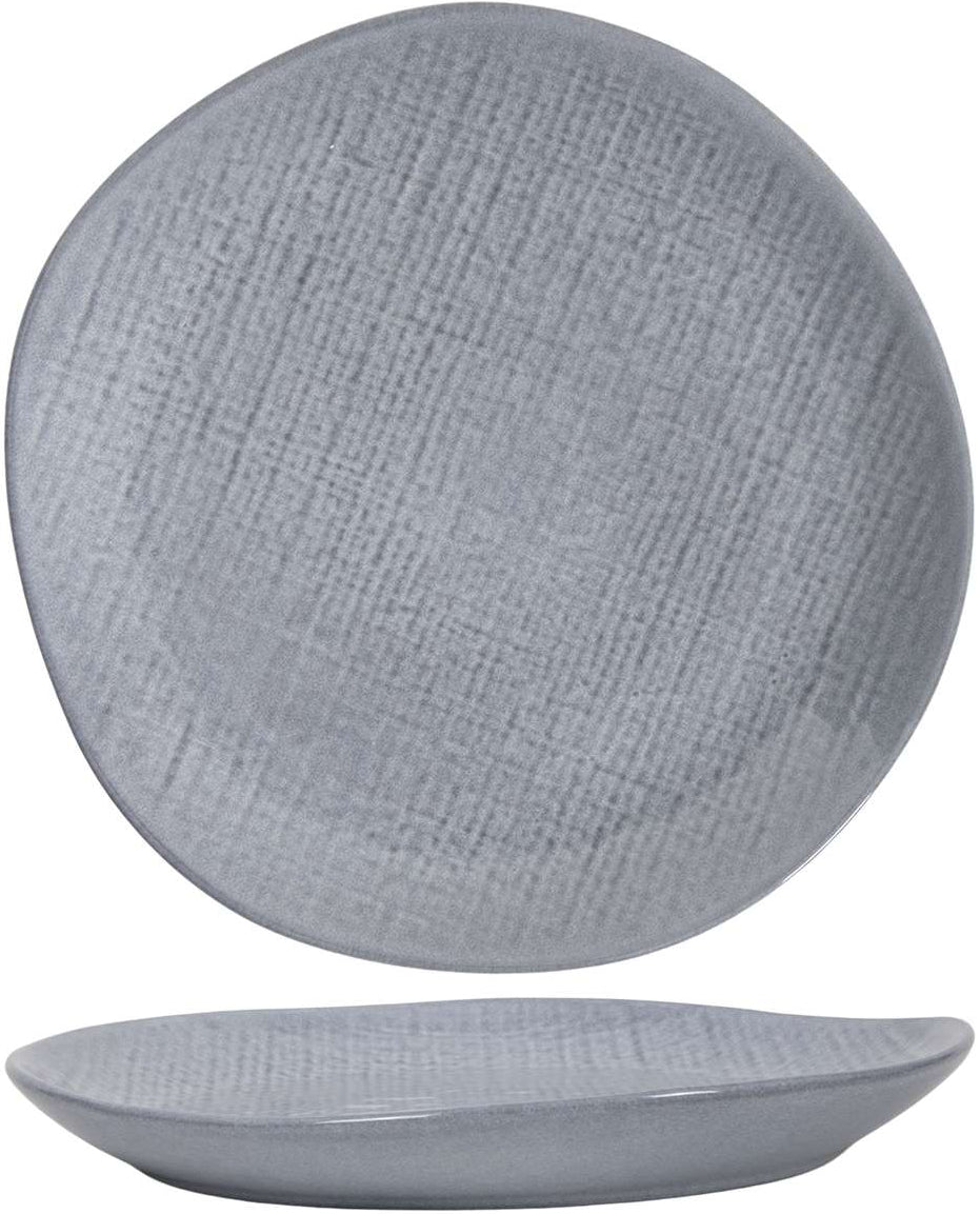 Cookinglife Speiseteller Linen Grey ø 27 cm – 6 Stück