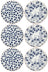 Cookinglife Speiseteller Fleuris ø 27 cm - 6 Stück