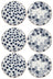Cookinglife Frühstücksteller / Dessertteller Fleuris ø 19 cm - 6 Stück