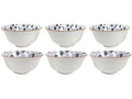 Cookinglife Suppenschalen / Schalen Fleuris ø 16 cm - 6 Stück