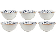 Cookinglife Suppenschalen / Schalen Fleuris ø 16 cm - 6 Stück