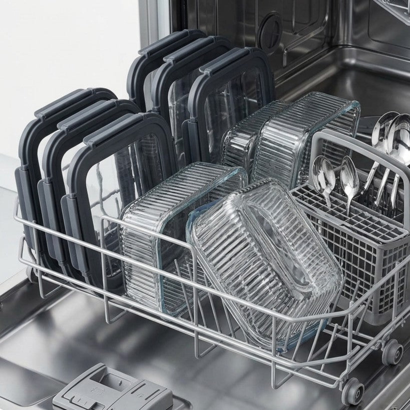 Cookinglife Glas Vorratsdosen Boro Lines 1,5 Liter - 2 Stück
