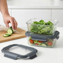 Cookinglife Glas Vorratsdosen Boro Lines 1 Liter + 1.5 Liter - 2 Stück