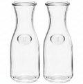 Cookinglife Karaffe / Wasserkaraffe – 1 Liter – 2er-Set