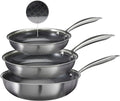 Cookinglife Pfannenset HexaCook Hybride Pfanne 3-teilig - Bratpfanne ø 24 & 28 cm + Wokpfanne Ø 28 cm - NON STICK - geeignet für alle Wärmequellen - keramische Antihaftbeschichtung