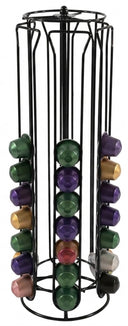 Cookinglife Kaffeekapselhalter Nespresso Schwarz - Drehbar - 60 Kapseln