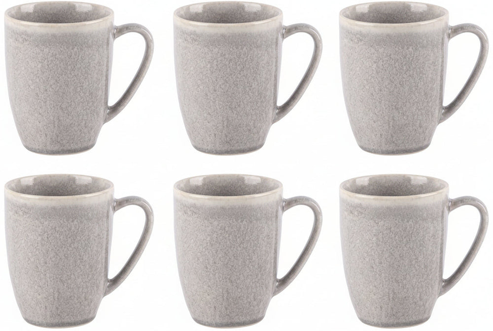 Cookinglife Kaffeetassen Breeze Grau 315 ml – 6 Stück