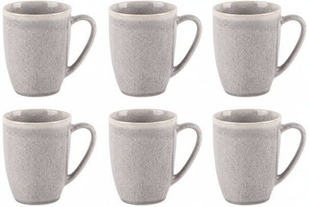 Cookinglife Kaffeetassen Breeze Grau 315 ml – 6 Stück