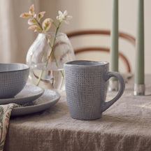 Cookinglife Kaffeetassen Linen Grey 340 ml – 6 Stück