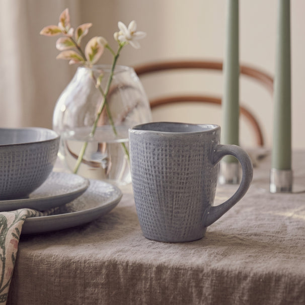 Cookinglife Kaffeetassen Linen Grey 340 ml – 6 Stück
