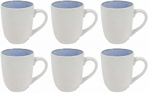 Cookinglife Kaffeetassen Nola Blau 330 ml – 6 Stück