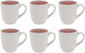 Cookinglife Kaffeetassen Nola Rosa 330 ml – 6 Stück