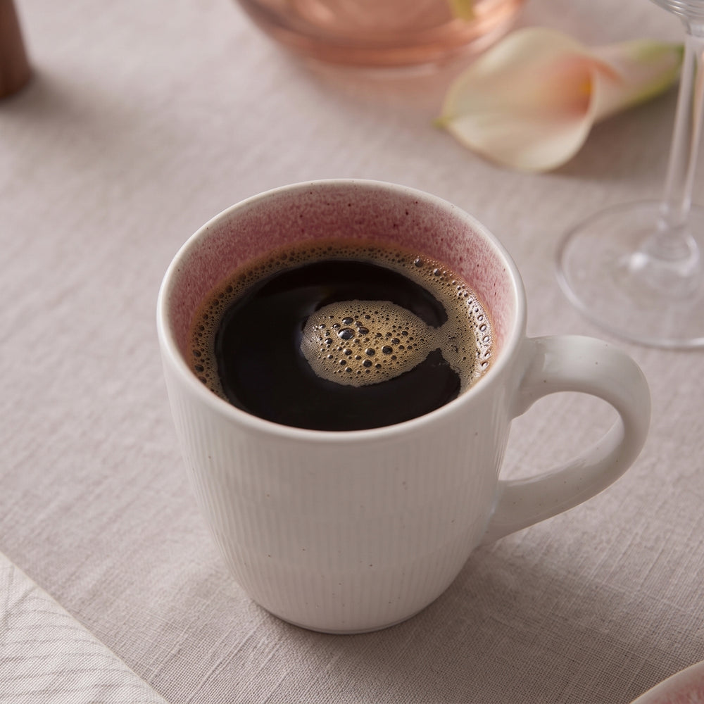 Cookinglife Kaffeetassen Nola Rosa 330 ml – 6 Stück
