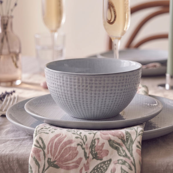 Cookinglife Suppenschalen / Schalen Linen Grey ø 15 cm – 6 Stück