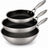 Cookinglife Pfannenset HexaCook Hybride Pfanne 3-teilig - Bratpfanne ø 24 & 28 cm + Wokpfanne Ø 28 cm - NON STICK - geeignet für alle Wärmequellen - keramische Antihaftbeschichtung