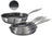 Cookinglife Pannenset HexaCook Hybride Pan 4-delig - Wok ø 28 cm + Koekenpan ø 20, 24 & 28 cm - NON STICK - geschikt voor alle warmtebronnen - keramische anti-aanbaklaag