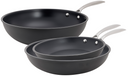 Cookinglife Pfannenset Revolt 3-teilig - Wokpfanne ø 28 cm + Bratpfanne ø 24 & 28 cm - geeignet für alle Wärmequellen - keramische Antihaftbeschichtung