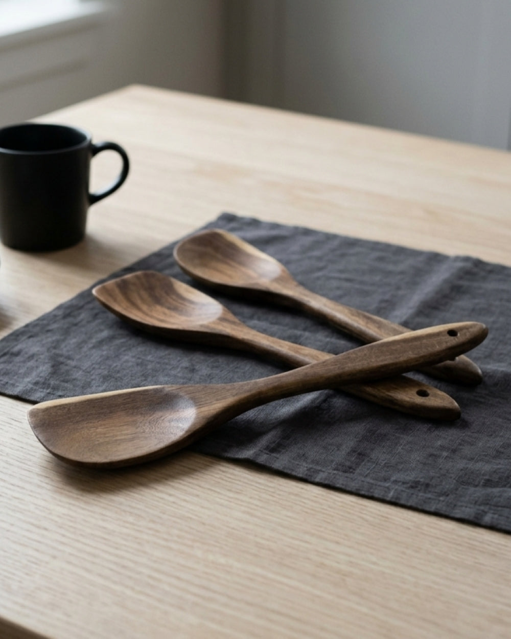 Cookinglife Kochlöffel Akazienholz 32 cm - 3 Stück