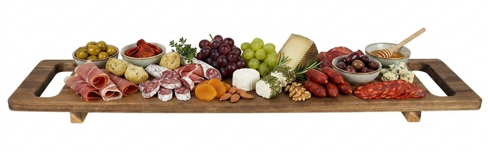 Cookinglife Servierbrett / Tapasbrett - Akazie - 60 x 13 cm