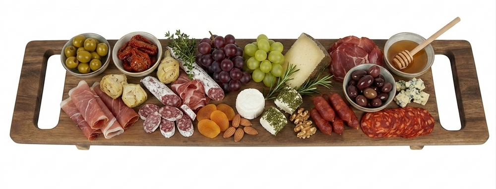 Cookinglife Servierbrett / Tapasbrett - Akazie - 60 x 13 cm