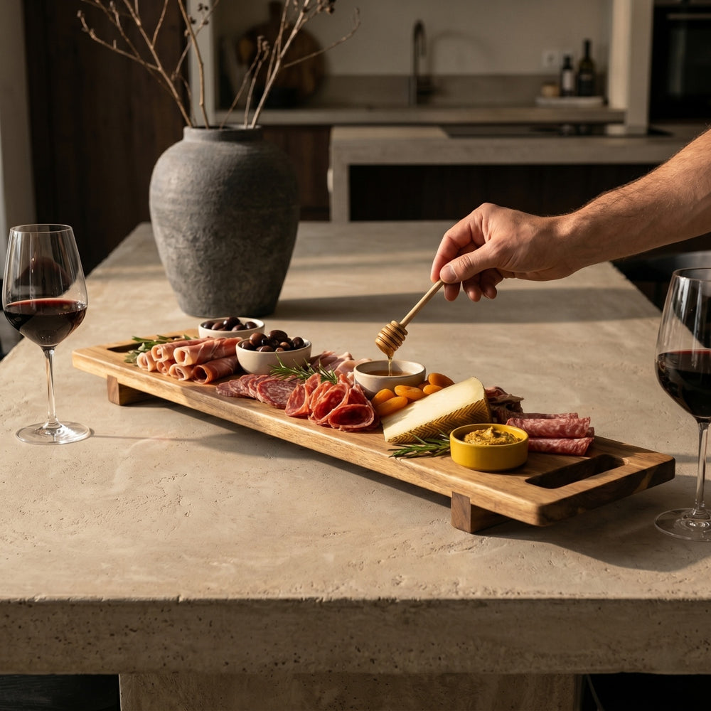 Cookinglife Servierbrett / Tapasbrett - Akazie - 60 x 13 cm