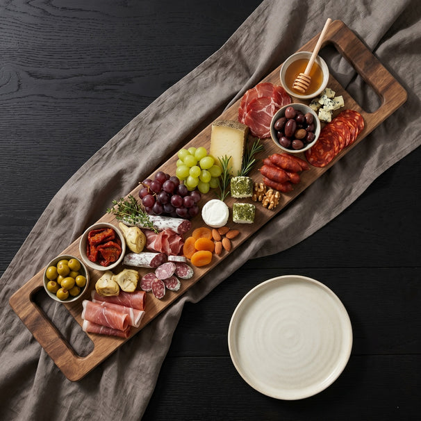 Cookinglife Servierbrett / Tapasbrett - Akazie - 60 x 13 cm