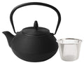 Cookinglife Teekanne Itome mit Edelstahlfilter - Gusseisen Schwarz - 800 ml