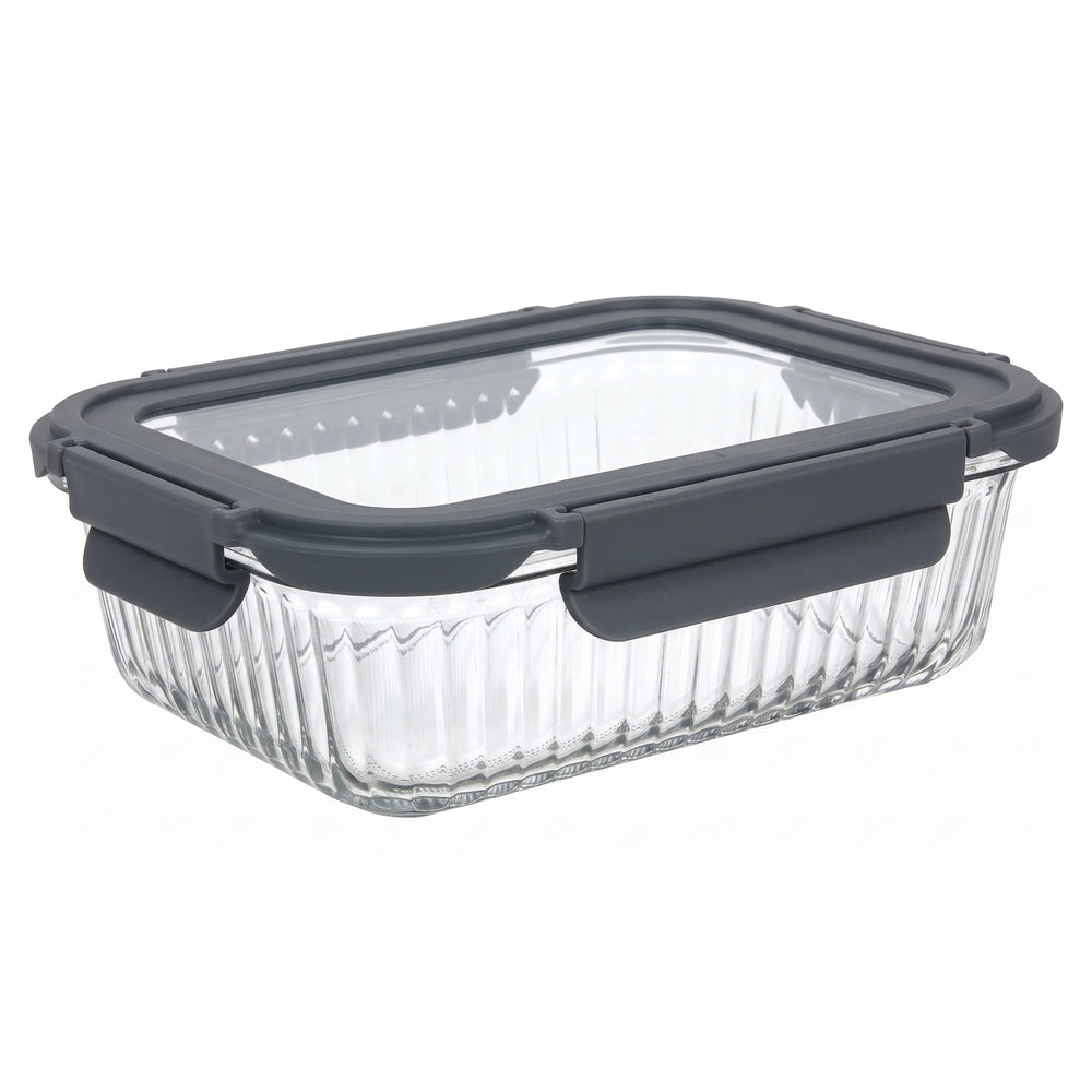Cookinglife Glas Vorratsdosen Boro Lines 1 Liter + 1.5 Liter - 2 Stück