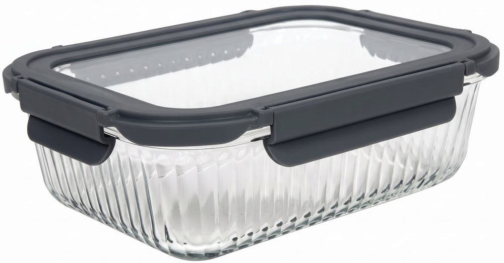 Cookinglife Glas Vorratsdosen Boro Lines 1,5 Liter - 2 Stück