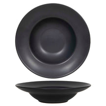 Cookinglife Tiefe Teller / Pastateller Schwarz ø 24 cm - 6 Stück