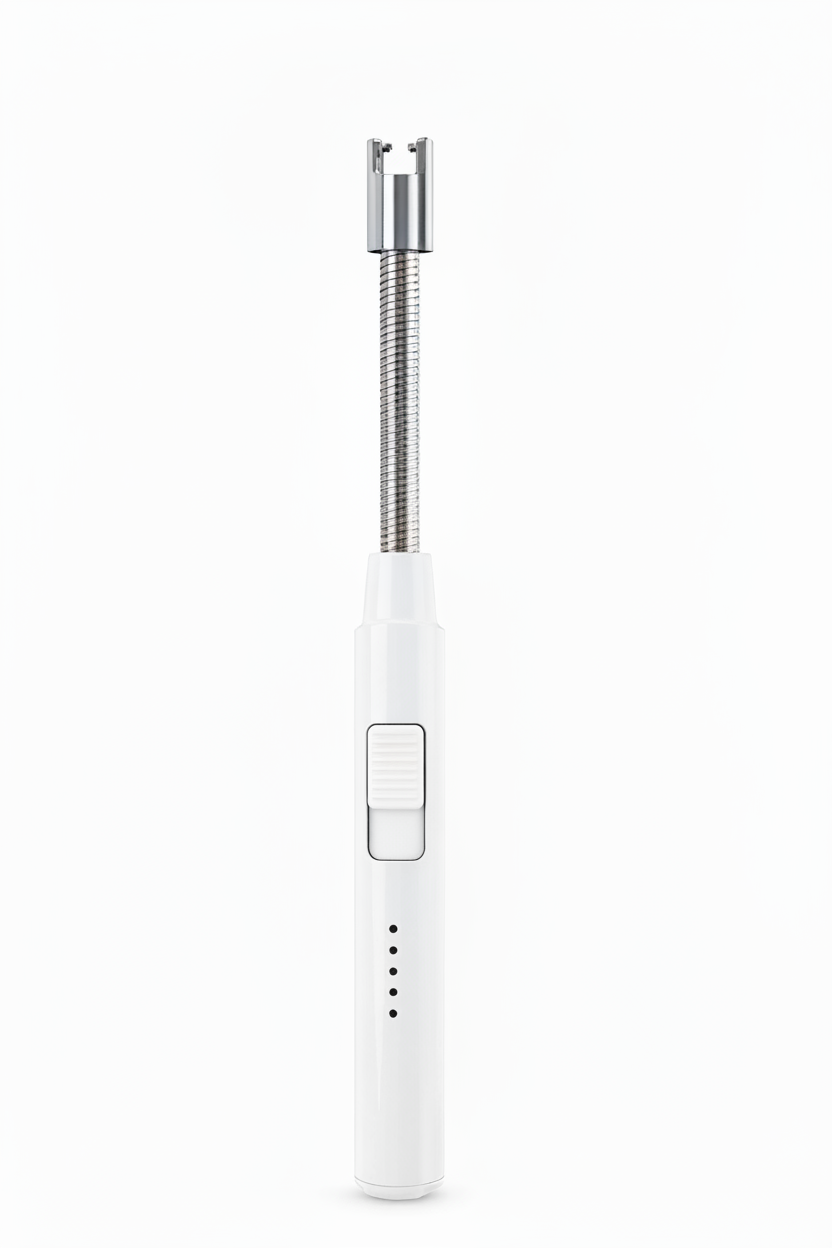 Cookinglife Elektrisches Feuerzeug – Flexibles Feuerzeug – USB-aufladbar – Schwarz/Weiß