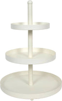 Cookinglife Etagère Metall creme ø 15, 20 & 25 cm - 3-stufig - 35 cm hoch