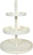 Cookinglife Etagère Metall creme ø 15, 20 & 25 cm - 3-stufig - 35 cm hoch