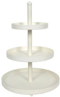 Cookinglife Metall Etagere  creme ø 20, 25 & 30 cm - 3-stöckig - 55 cm hoch