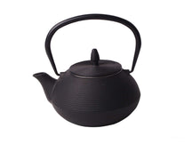 Cookinglife Teekanne Itome mit Edelstahlfilter - Gusseisen Schwarz - 800 ml