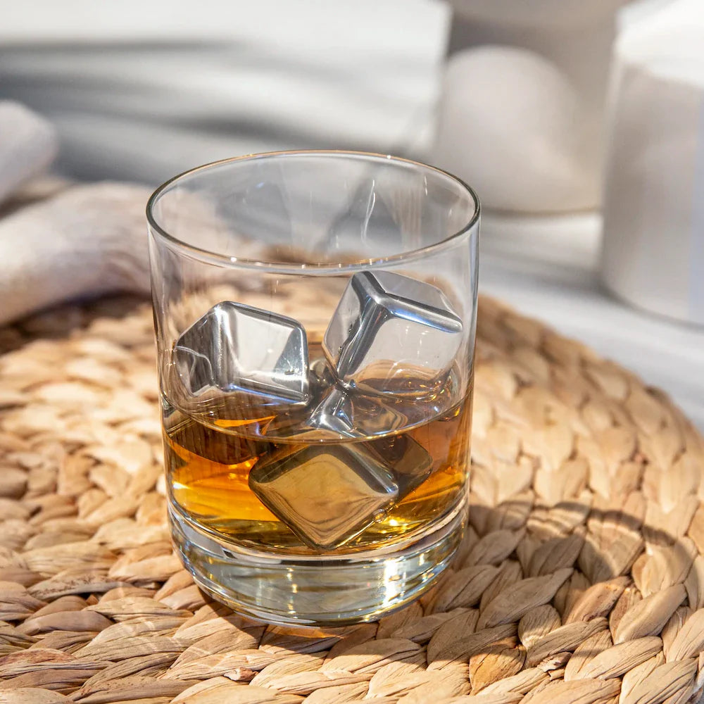 Jay Hill Whiskey Steine - Edelstahl - 4 Stücke