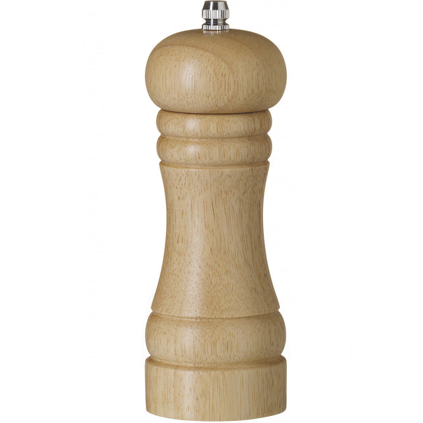Cookinglife Pfeffermühle Rocca Natur - Edelstahl Mahlwerk - 16,5 cm