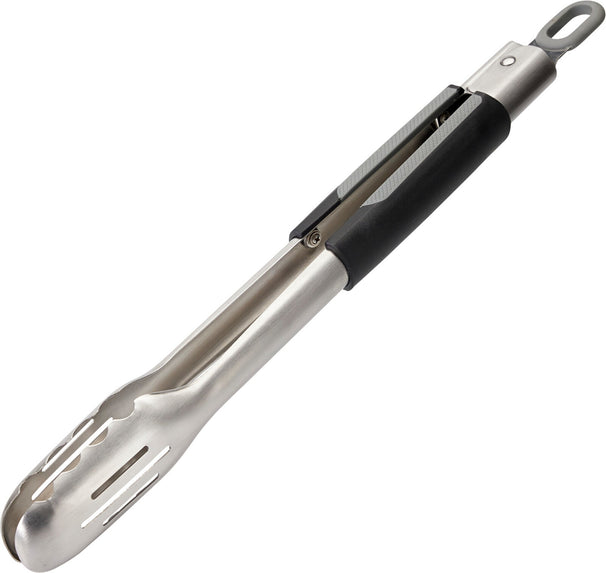 Cookinglife Grillzange Fire & Flavour Edelstahl 42 cm - Grillzange Schwarz/Grau