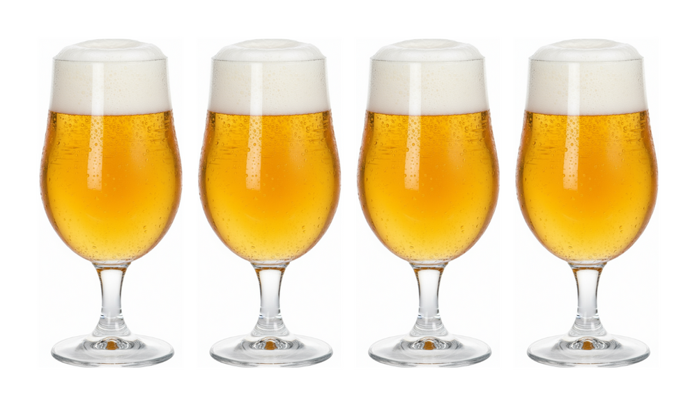 Cookinglife Biergläser auf Fuß 370 ml - 4 Stück