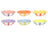 Cookinglife Tiefe Teller / Pastateller Summer Vibes ø 21 cm - 6 Stück