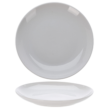 Cookinglife Porzellan-Speiseteller Ø 27 cm – 4er-Set – Elegantes, modernes, weißes Design