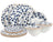 Cookinglife Geschirrset Fleuris 18-teilig / 6 Personen - 6 Speiseteller, 6 Frühstücksteller und 6 Schalen