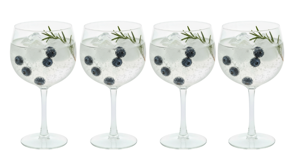 Cookinglife Gin Tonic Gläser 650 ml - 4 Stück